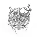 Oxycodone killing a Braun tattoo design idea