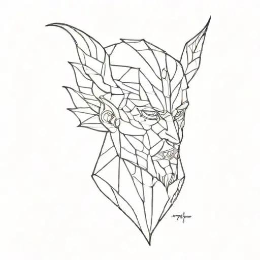 morior invictus tattoo design idea