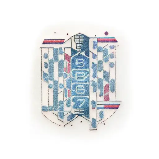 armband, binary code tattoo design idea