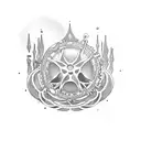 family treasure tattoo design idea