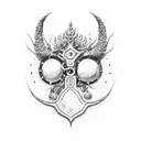 family treasure tattoo design idea