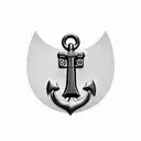 Navy Dog tag tattoo design idea