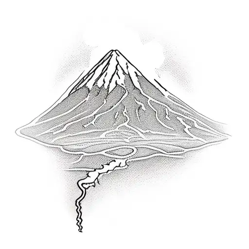 mount damavand and veins for forehand tatoo tattoo design idea