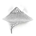 mount damavand and veins for forehand tatoo tattoo design idea