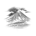 mount damavand and veins for forehand tatoo tattoo design idea