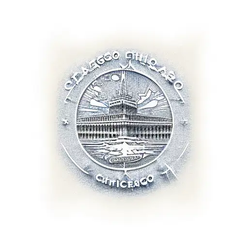 stamps that represent Chicago, Philadelphia, New York City, Orlando, Zion National Park, Rocky Mountains tattoo design idea