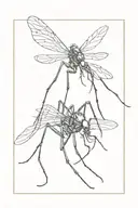 mosquito tattoo design idea