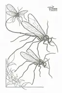 mosquito tattoo design idea