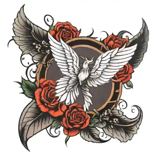 "Revival" with touches tattoo design idea