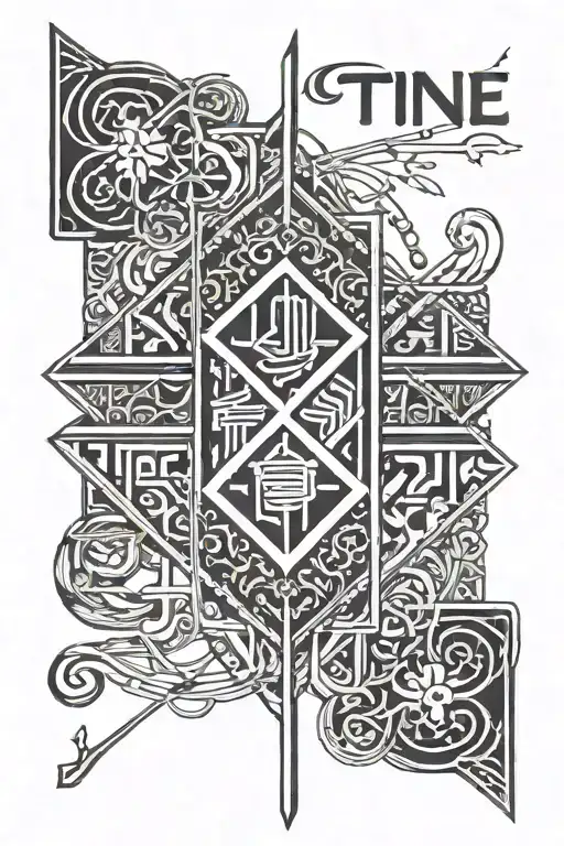 t line tattoo with the name joseph named tattoo design idea