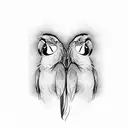 2 parrots flying tattoo design idea