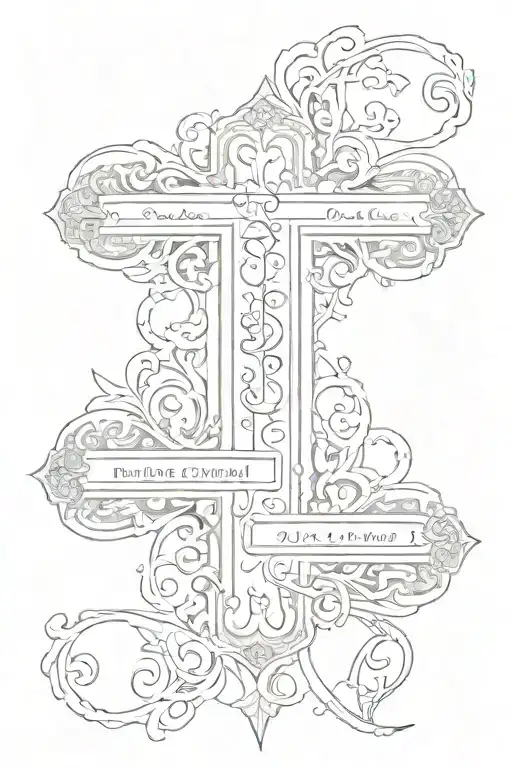 bible verse tattoo design idea