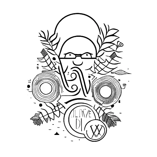 One day, you'll leave this world behind, so live a life you will remember tattoo design idea