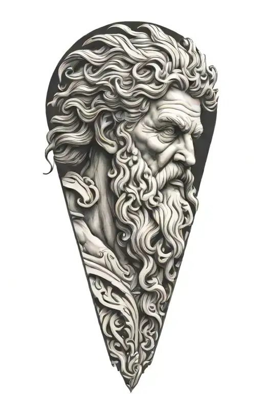 zeus tattoo design idea