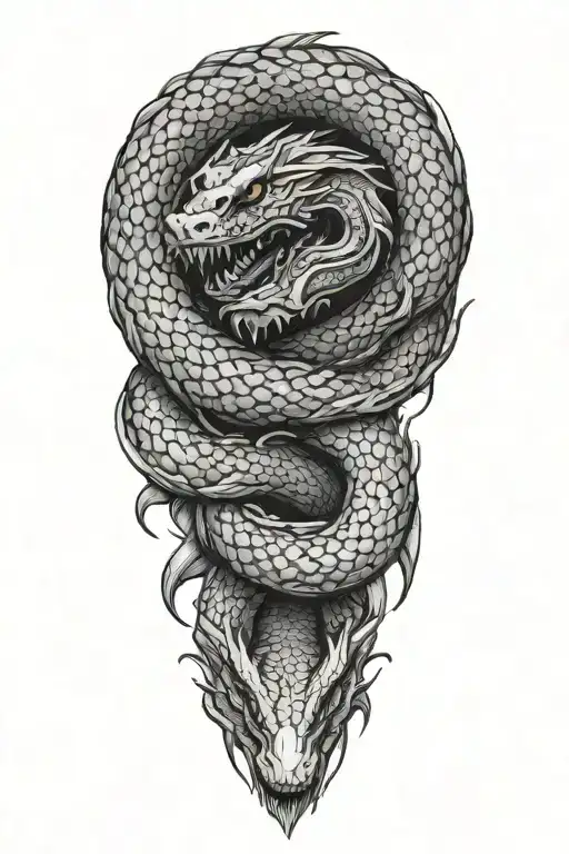 jormungandr tattoo design idea