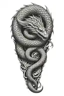 jormungandr tattoo design idea