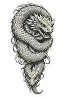 jormungandr tattoo design idea