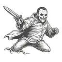 michael myers ghostface   tattoo design idea