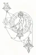 prometheus, chess, space, quantum physics tattoo design idea