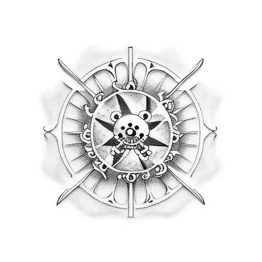 shanks one piece tattoo design idea