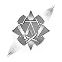 militarized Unit Symbol tattoo design idea