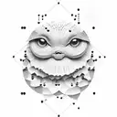 Lemon with morse code tattoo design idea