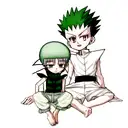 hunter x hunter killua and gon  tattoo design idea