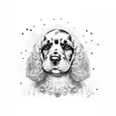 Cocker Spaniel Brit Dog tattoo design idea