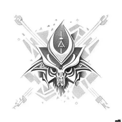 neotribal y2k tattoo design idea