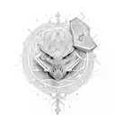 neotribal y2k tattoo design idea