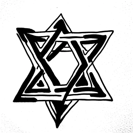 star of David  tattoo design idea