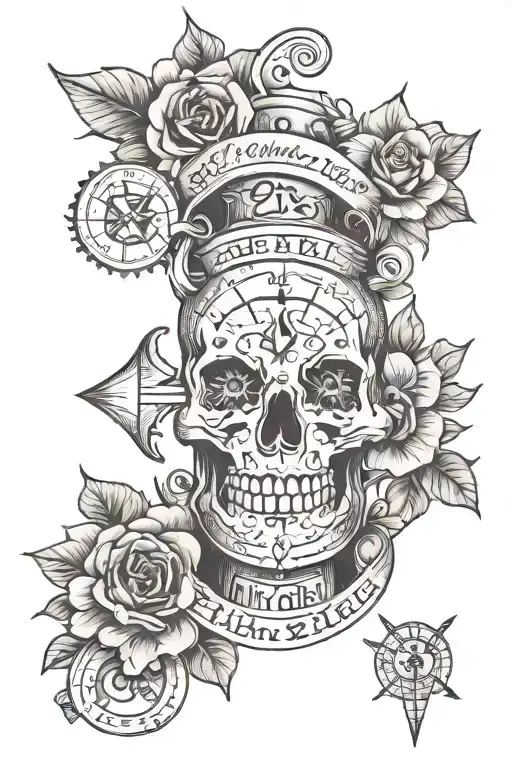 i need to create a lot of ideas and text styles in one tattoo on my hand. smth what take a start with math tattoo design idea