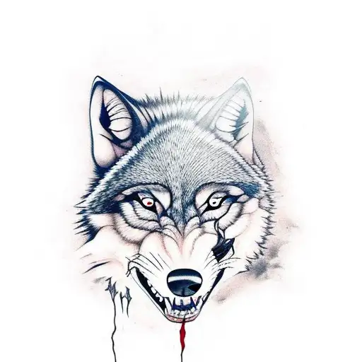 Werewolf Puppeteer Thigh Tattoo Sketch | AI Art Generator | Easy-Peasy.AI