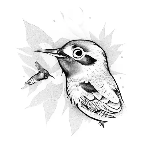three little birds tattoo design idea