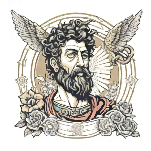 Marcus Aurelius tattoo design idea