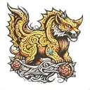 ark implant  tattoo design idea