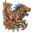 ark implant  tattoo design idea
