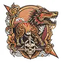 ark implant  tattoo design idea