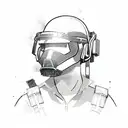 PUBG MOBILE tattoo design idea