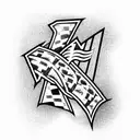 nascar racing tattoo design idea