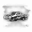 nascar racing tattoo design idea