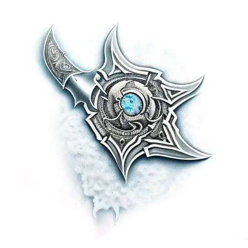 Frostmourne tattoo design idea