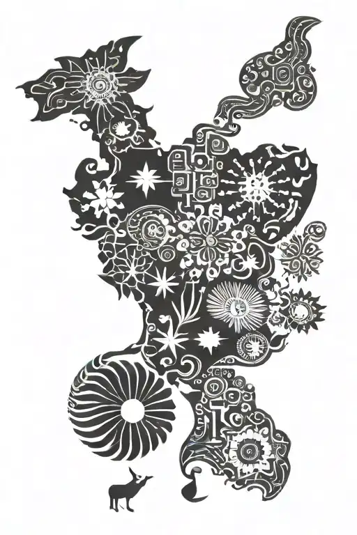 historical ethic seymbols of countries for; turkey, bulgaria, england, germany, denmark, holland, morocco, poland tattoo design idea