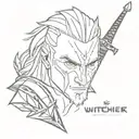 Witcher 3 tattoo design idea