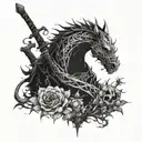 Combine elements from Dark Souls, Sekiro, and Bloodborne to create a unique video game inspired tattoo design tattoo design idea