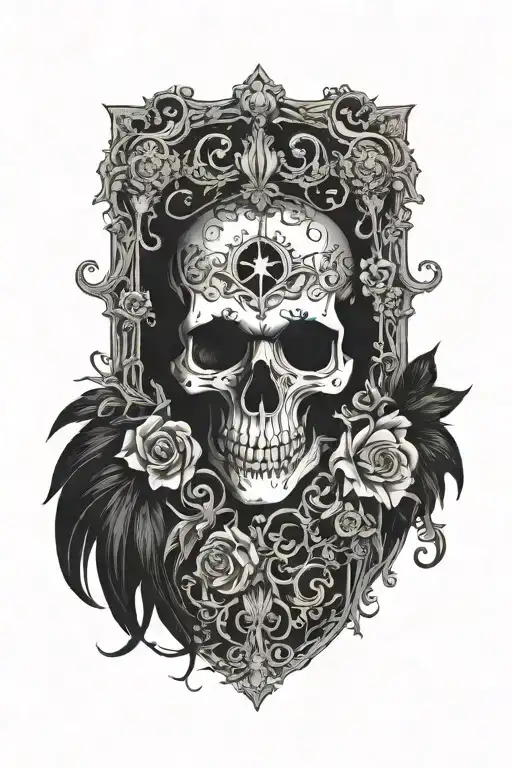 Goth tattoo design idea