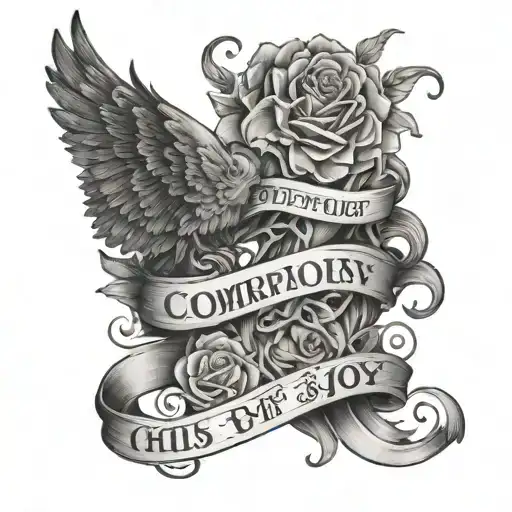 Comparison is the thief of joy  tattoo design idea