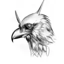 Raven tattoo design idea