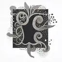 word lust tattoo design idea