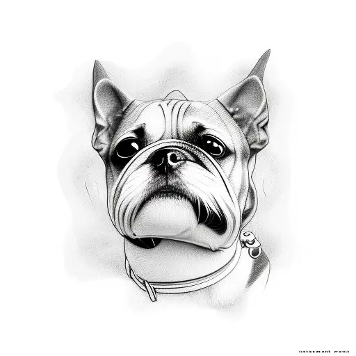 dog memorial tattoo with no dog tattoo design idea